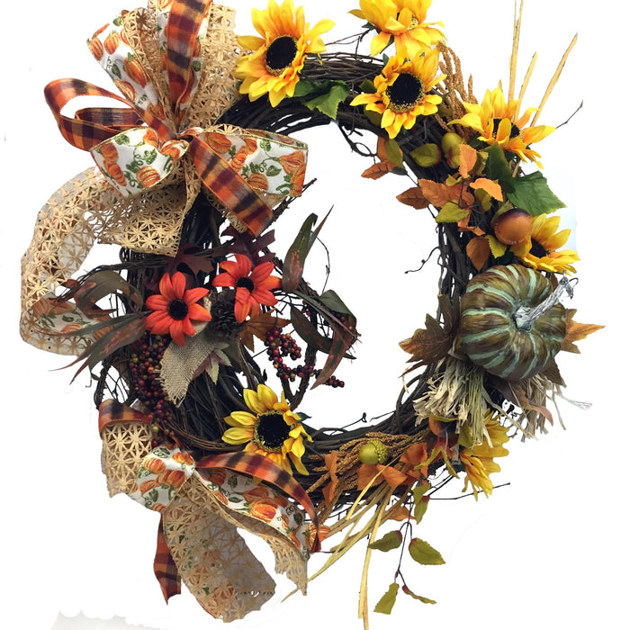 Autumn Grapevine Wreath Facebook Live 9/26/17