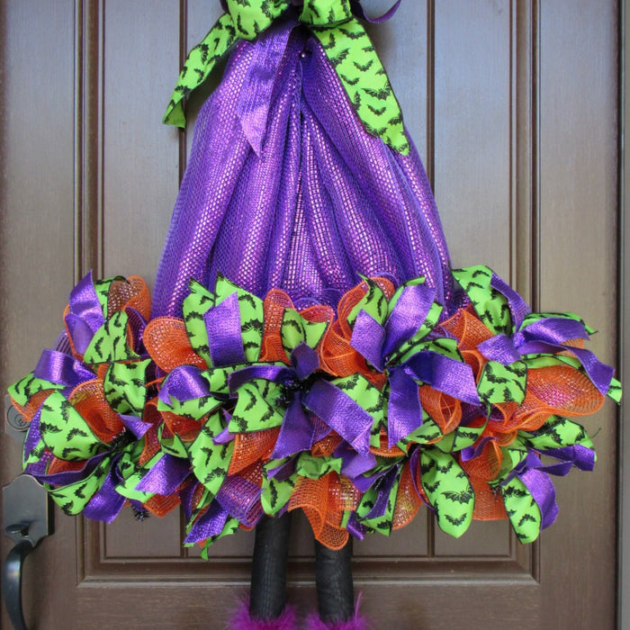 Purple Witch Hat with Legs Tutorial