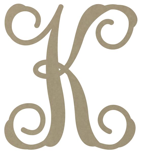 New Style Monogram Letters