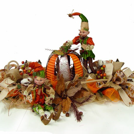 Autumn Centerpiece with Pumpkin