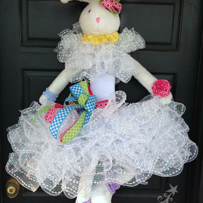 Ballerina Bunny Wreath Tutorial 2016