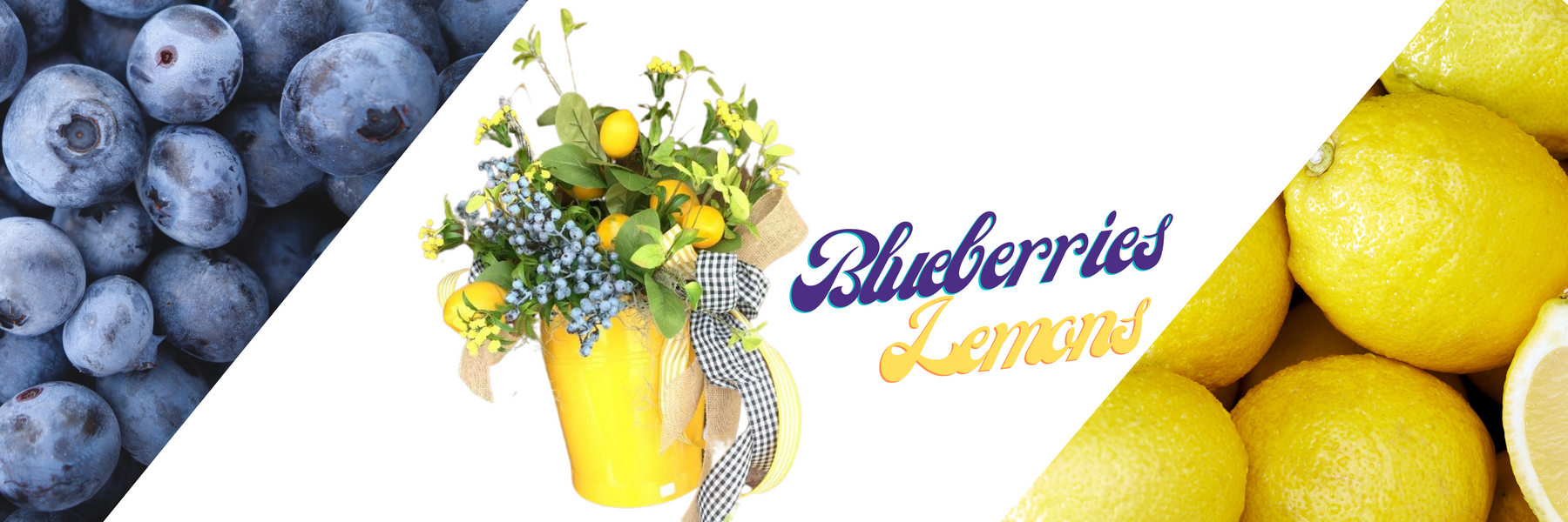Suggestions for a Blueberries & Lemons Floral Arrangement