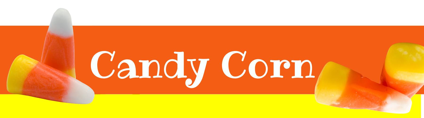 decorate with a candy corn theme