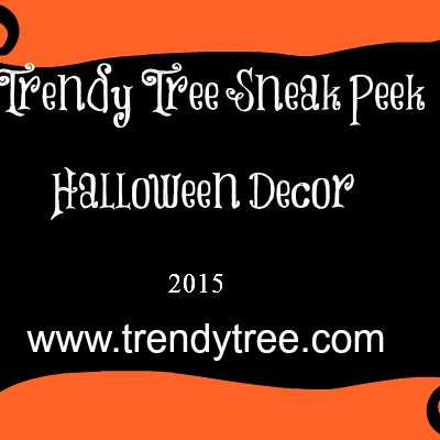 2015 Halloween Decor Trendy Tree