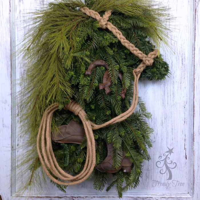 Evergreen Horse Head Wreath 2016