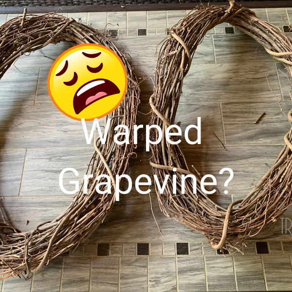 How to Fix a Warped Grapevine Wreath