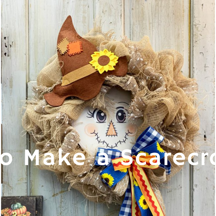 How to Make a Scarecrow Wreath