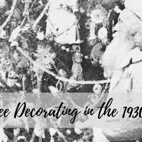 Christmas Tree Decorating in the 1930's, 40's and 50's