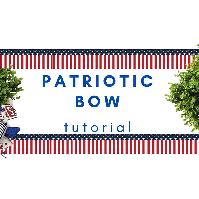 Patriotic Bow Tutorial