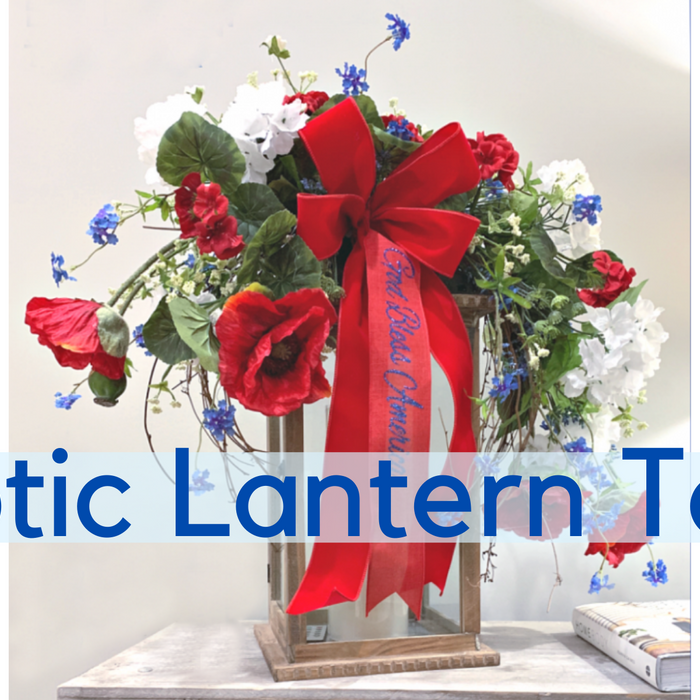 Patriotic Lantern Topper Tutorial