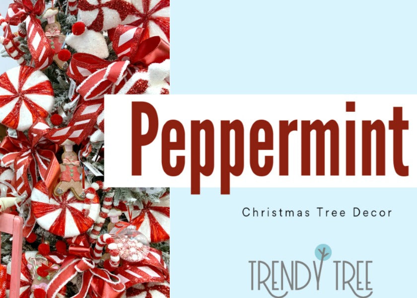 Peppermint and Gingerbread Christmas Tree