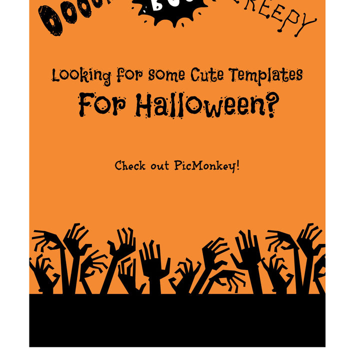 Need Some Cute Templates for Halloween? Try PicMonkey