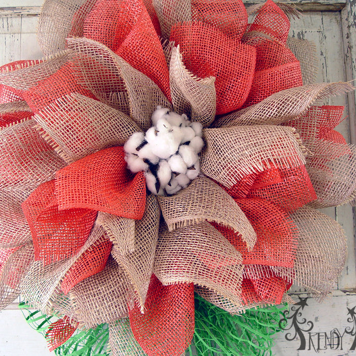 Poly Jute - Poly Burlap Flower Tutorial