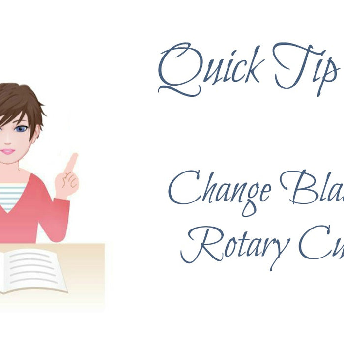 Trendy Tree Quick Tips #2 Change Blade on Rotary Cutter
