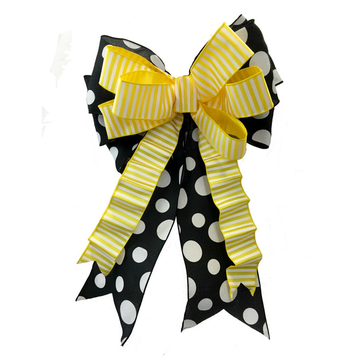 Stacked Wreath Bow using 6" Ribbon