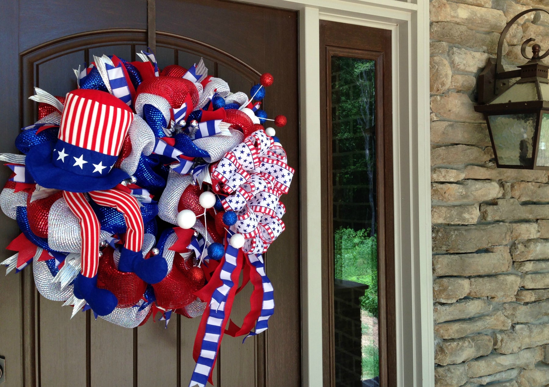 Uncle Sam Patriotic Wreath Tutorial 2016