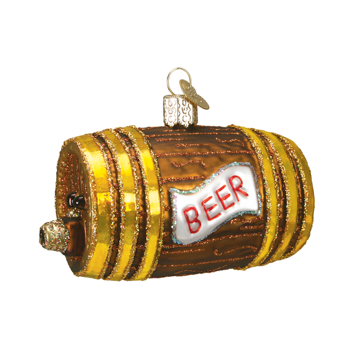 Beer Keg Old World Christmas Ornament 32064