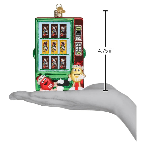 M  & M's Vending Machine Old World Christmas Ornament 32607