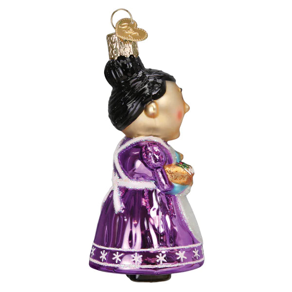 Cheery Mrs Claus Old World Christmas Ornament 44209