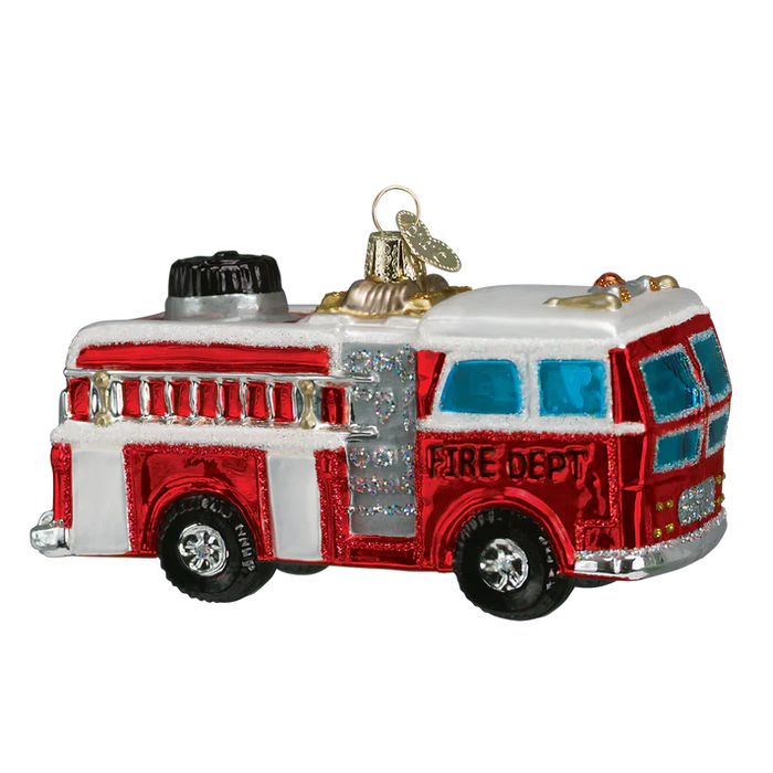 Fire Truck Ornament  Old World Christmas 46005