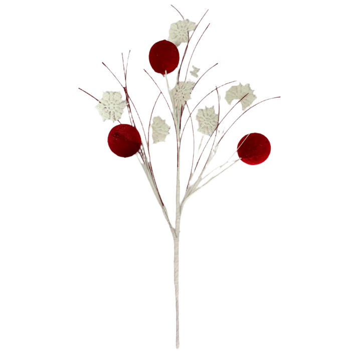 23 In Velvet Ball Snowflake 64536-Rdwt