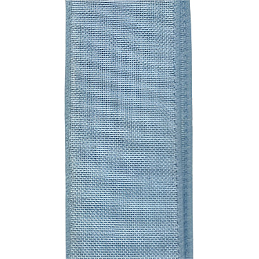 2.5"X10Y Lt Blue Poly Linen Ribbon X314840-05