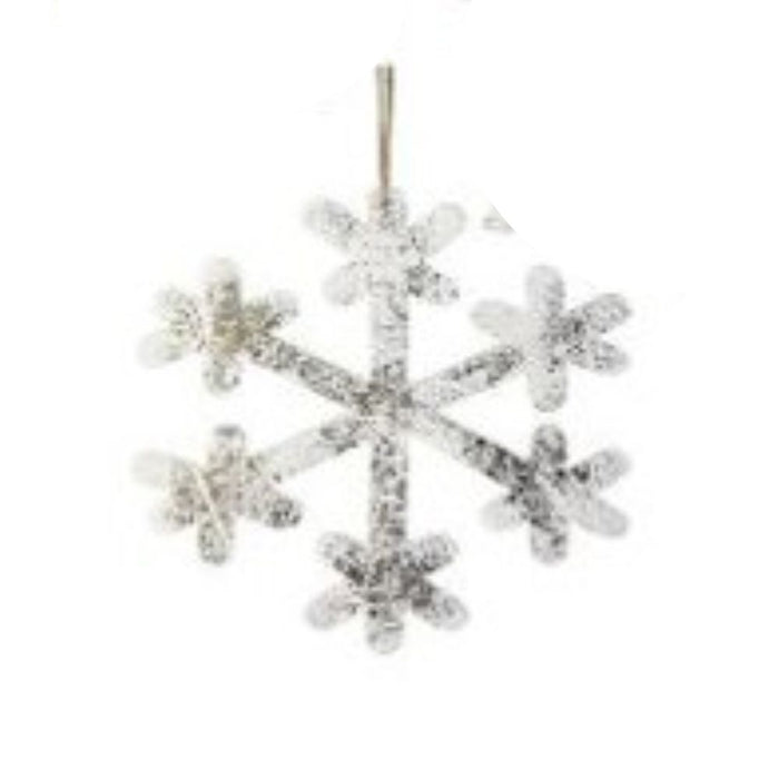 9" Mdf Snowflake Ornament MTX70852