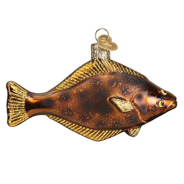 Pacific Halibut Old World Christmas Ornament 12584