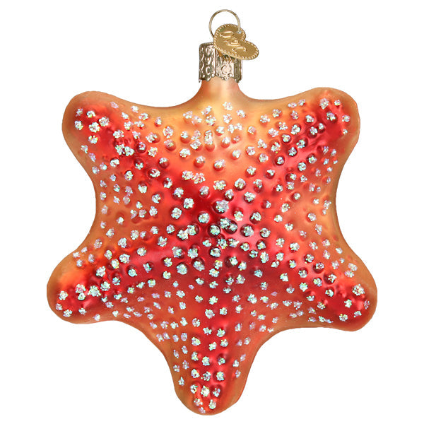 Red Starfish Ornament  Old World Christmas  12608