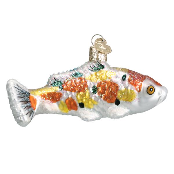 Koi Yellow Spots Ornament Old World Christmas 12620
