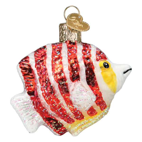 Peppermint Angelfish Ornament  Old World Christmas  12635