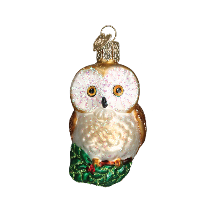 Christmas Owl Ornament Old World Christmas Ornament 16094