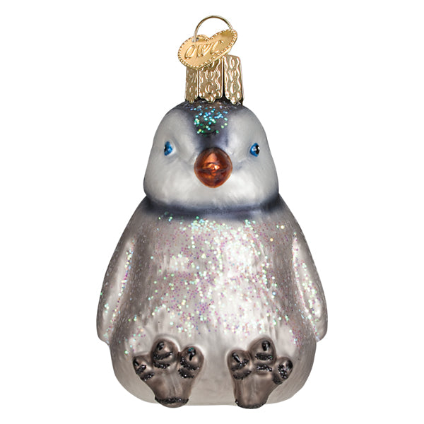 Sitting Penguin Chick Ornament Old World Christmas 16143
