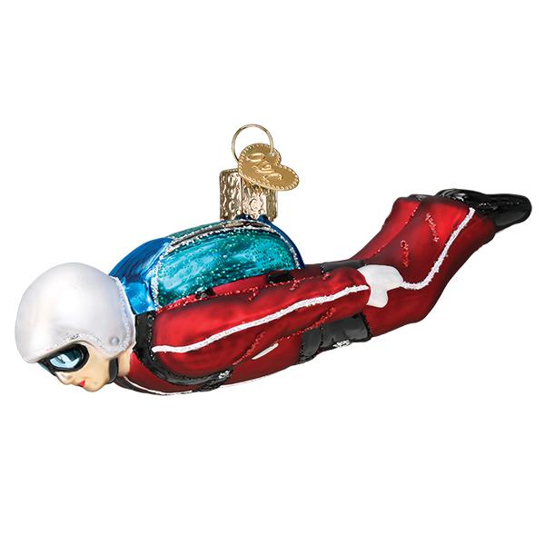 Skydiver Old World Christmas Ornament 24200