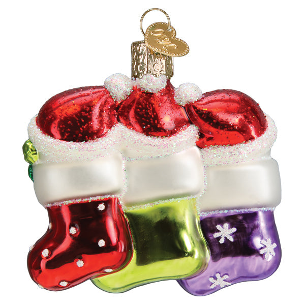 Snow Family Of 3 Ornament  Old World Christmas  24217