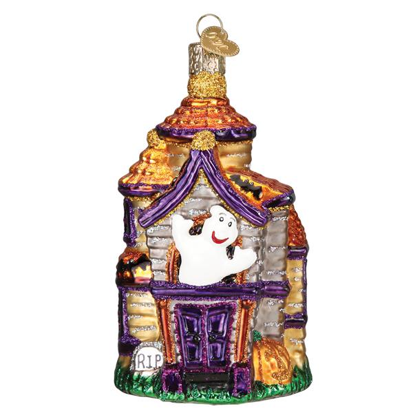 Haunted House Ornament Old World Christmas Ornament 26038