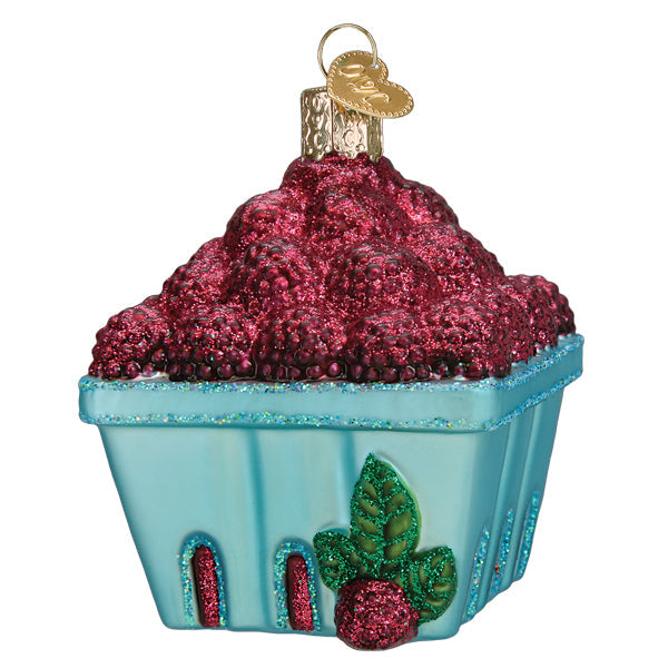 Carton Of Raspberries Ornament Old World Christmas 28139