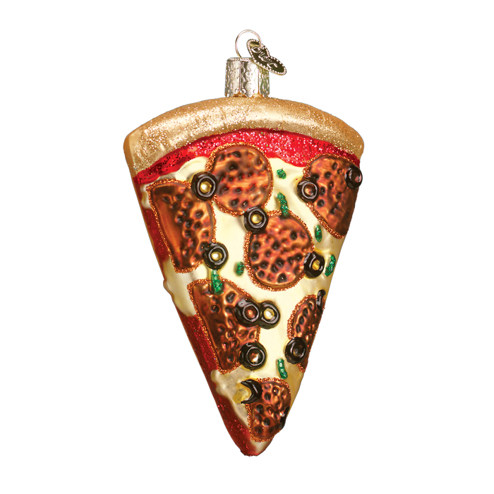 Pizza Slice Ornament Old World Christmas 32047