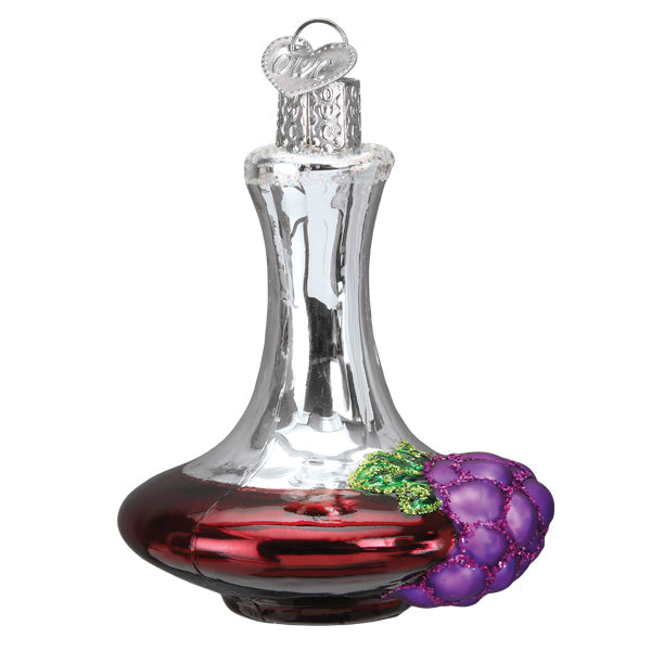 Wine Decanter Ornament Old World Christmas 32522