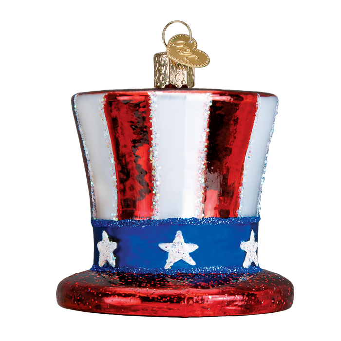 36206 Uncle Sam's Hat Ornament Old World Christmas Ornament