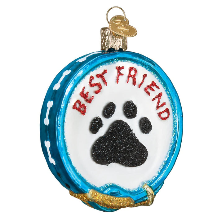 Dog Collar 36216 Old World Christmas Ornament