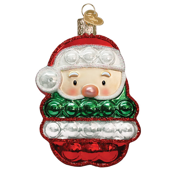 Santa Popper Ornament Old World Christmas 44184