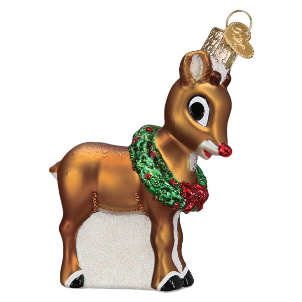 Rudolph The Red-nosed Reindeer Ornament Old World Christmas 44202