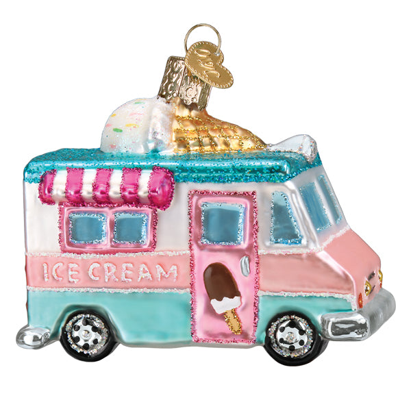 Ice Cream Truck Ornament Old World Christmas 46106