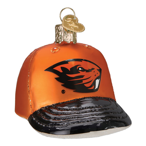 Oregon State Baseball Cap Ornament Old World Christmas 61619