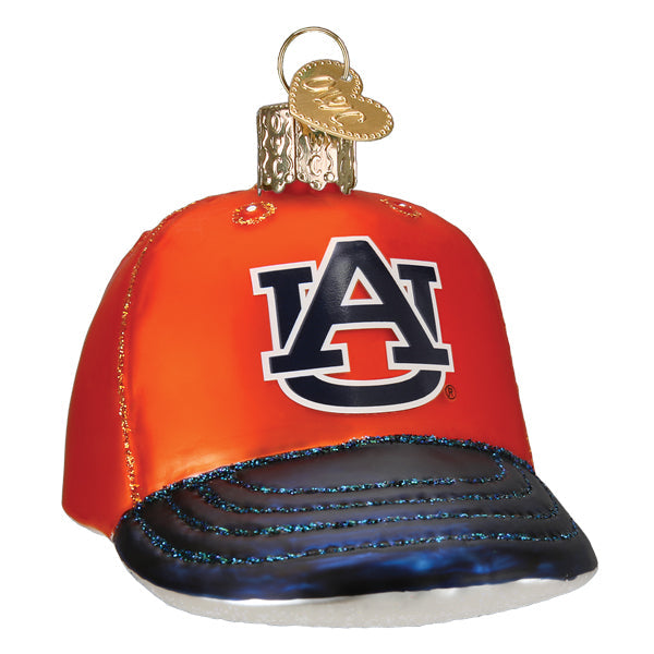 Auburn Baseball Cap Ornament Old World Christmas 62419
