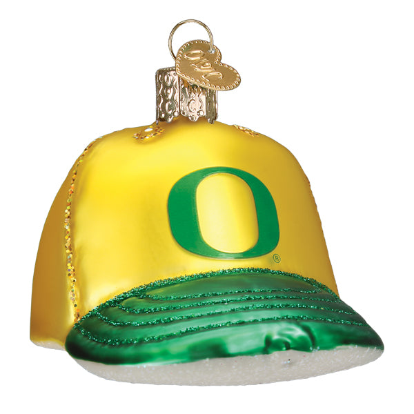 Oregon Baseball Cap Ornament Old World Christmas 63719