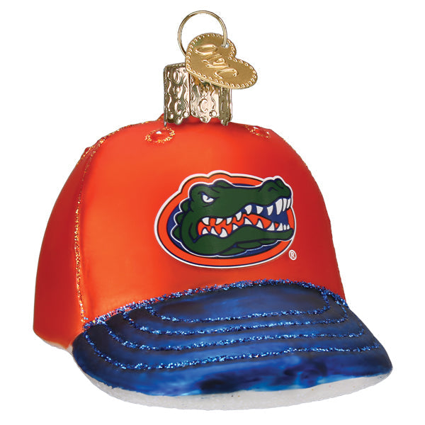 Florida Baseball Cap Ornament Old World Christmas 64419
