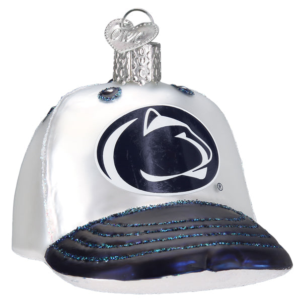 Penn State Baseball Cap Ornament Old World Christmas 64619