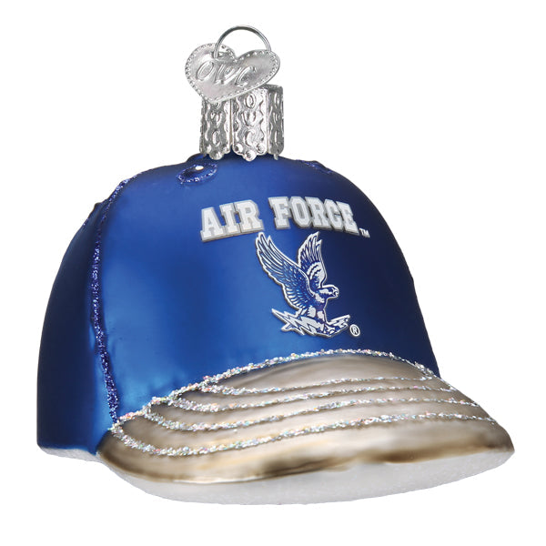 Air Force Baseball Cap Ornament Old World Christmas 65019